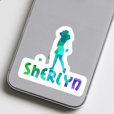 Sticker Sherlyn Golfer Image