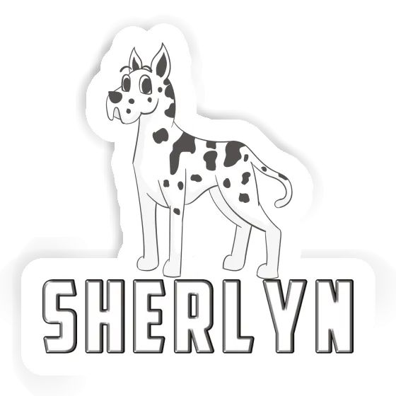 Great Dane Dog Sticker Sherlyn Image