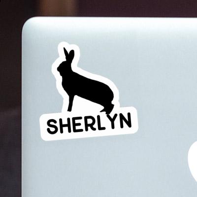 Sticker Sherlyn Rabbit Laptop Image