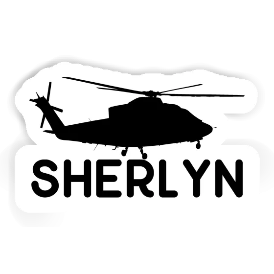 Sticker Sherlyn Helicopter Notebook Image