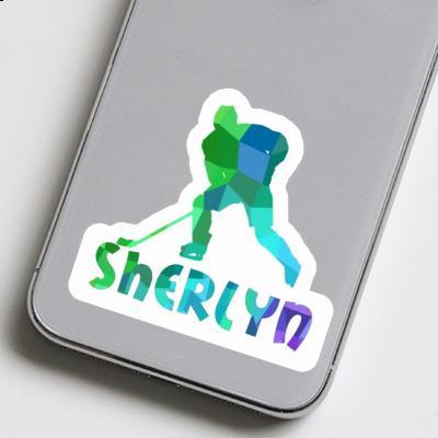 Sherlyn Sticker Hockey Player Image