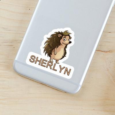 Sticker Sherlyn Standing Hedgehog Laptop Image