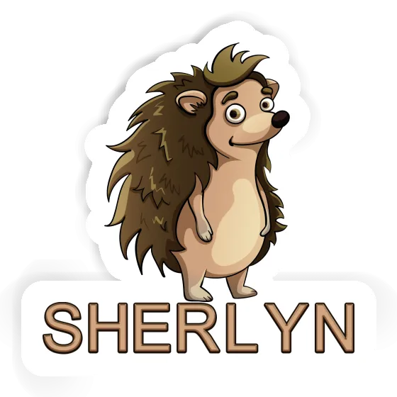 Sticker Sherlyn Standing Hedgehog Gift package Image