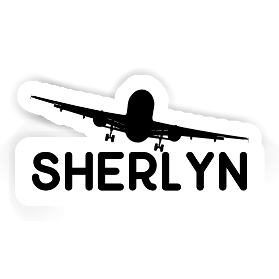 Sticker Airplane Sherlyn Image