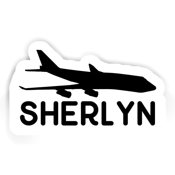 Autocollant Jumbo-Jet Sherlyn Laptop Image