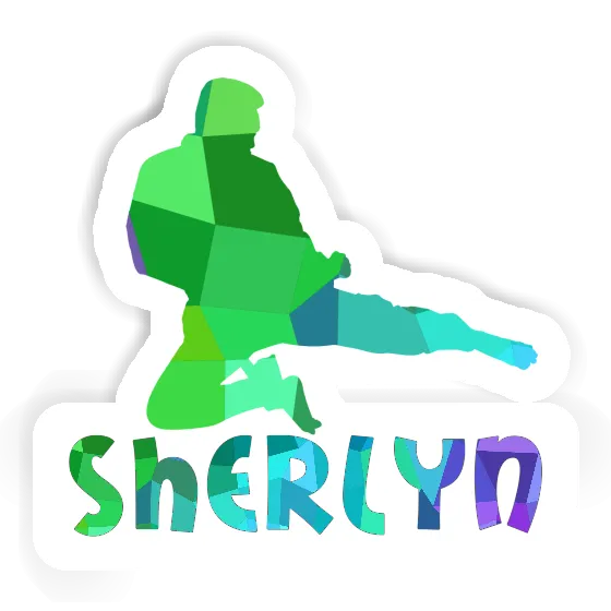 Sticker Sherlyn Karateka Laptop Image