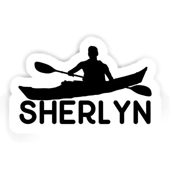 Sticker Sherlyn Kayaker Laptop Image