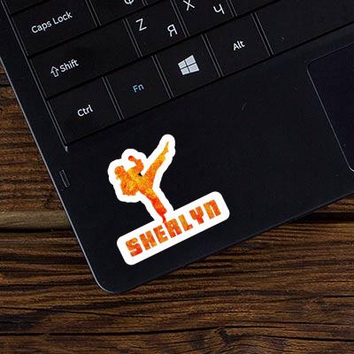 Sherlyn Sticker Karateka Notebook Image