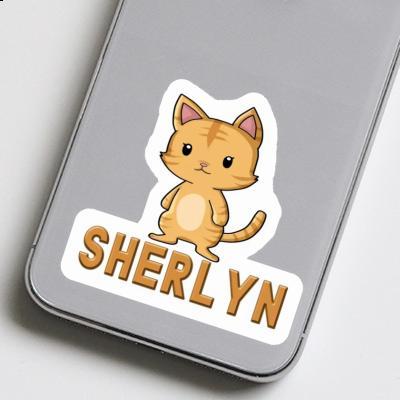 Sticker Cat Sherlyn Laptop Image