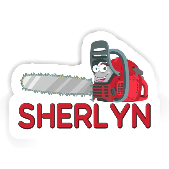 Sherlyn Sticker Chainsaw Laptop Image