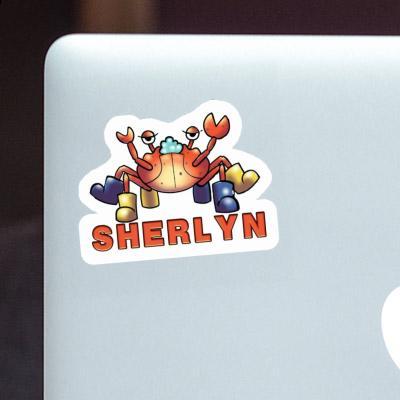 Crab Sticker Sherlyn Laptop Image