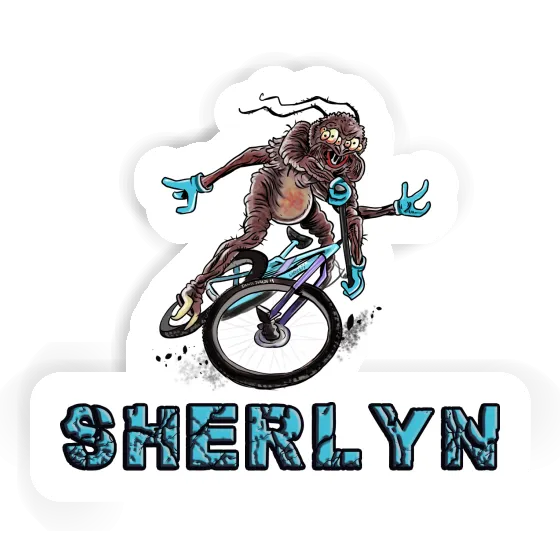 Sticker Sherlyn Mountainbiker Notebook Image