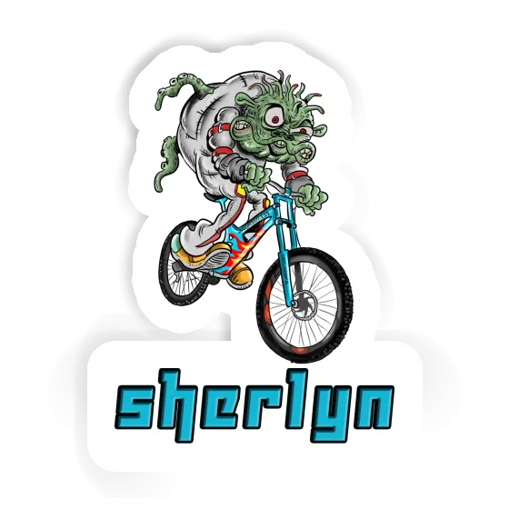 Sherlyn Sticker Downhill Biker Notebook Image