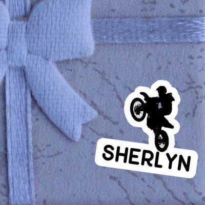 Sticker Sherlyn Motocross-Fahrer Image