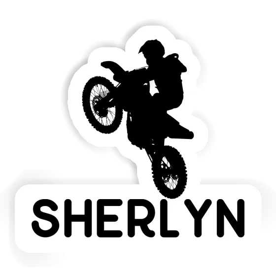 Motocross Rider Sticker Sherlyn Gift package Image