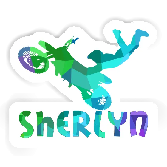 Motocross Rider Sticker Sherlyn Image