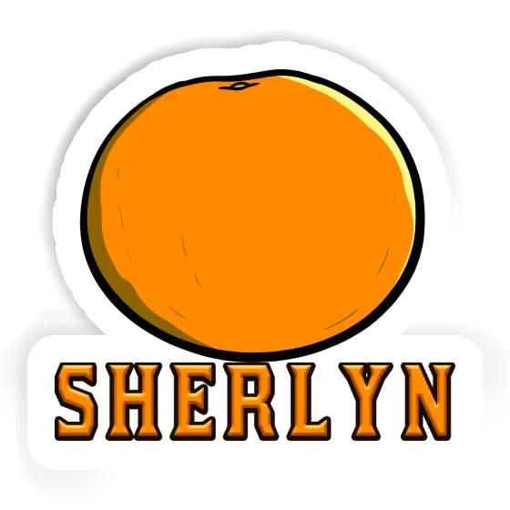 Sticker Sherlyn Orange Gift package Image