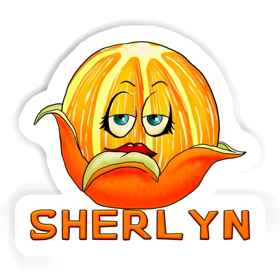 Sherlyn Sticker Orange Gift package Image