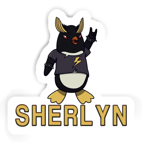 Rocking Penguin Sticker Sherlyn Image