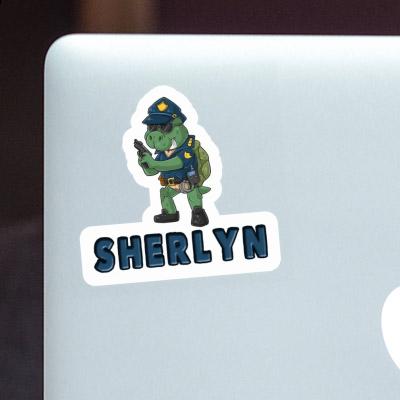 Sticker Sherlyn Polizist Laptop Image