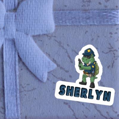 Sticker Police Officer Sherlyn Gift package Image