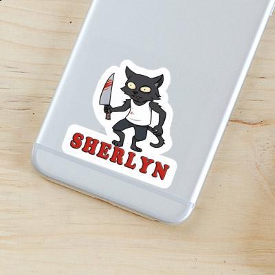 Sticker Sherlyn Psycho Cat Gift package Image