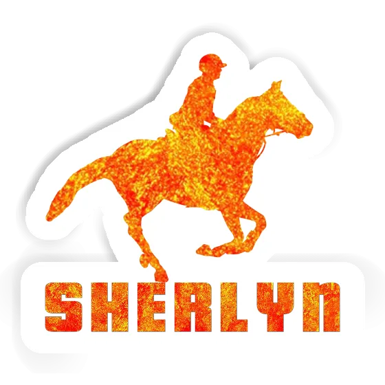 Sticker Horse Rider Sherlyn Notebook Image