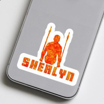 Sticker Sherlyn Ring gymnast Laptop Image