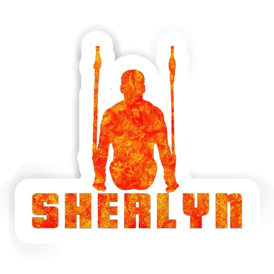 Sticker Sherlyn Ring gymnast Laptop Image