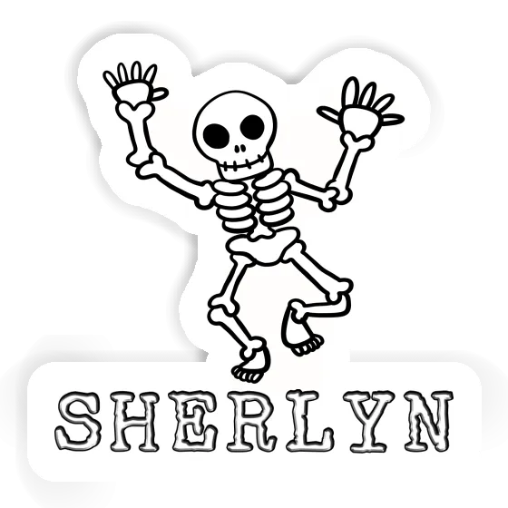 Sherlyn Sticker Skeleton Notebook Image