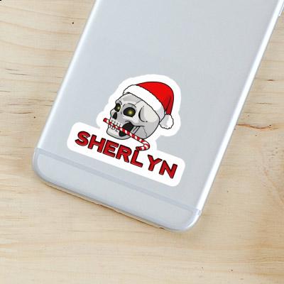 Weihnachtstotenkopf Aufkleber Sherlyn Notebook Image