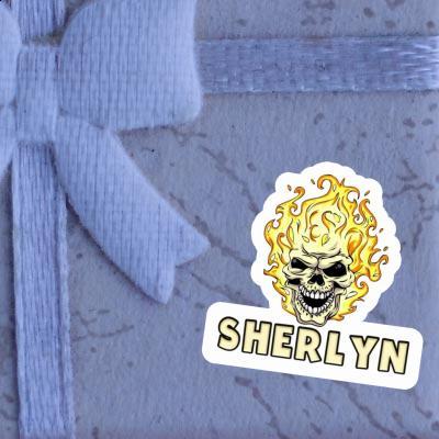 Sticker Skull Sherlyn Laptop Image