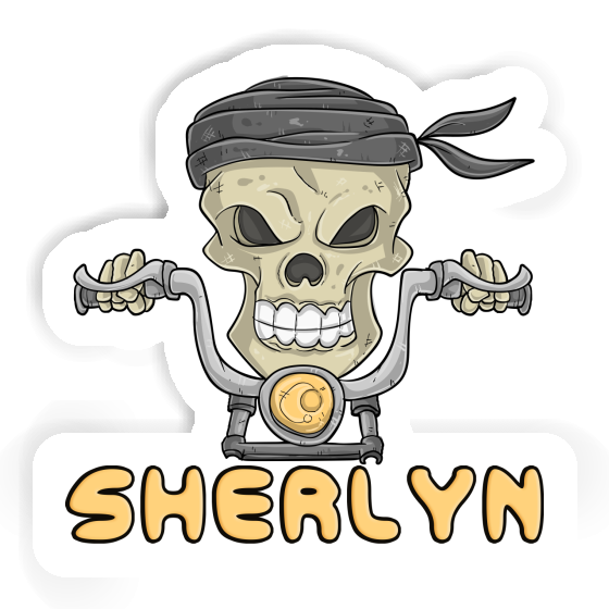 Sherlyn Sticker Motorcycle Rider Image