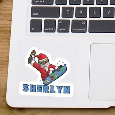 Snowboarder Sticker Sherlyn Gift package Image