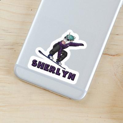 Sticker Snowboarderin Sherlyn Gift package Image