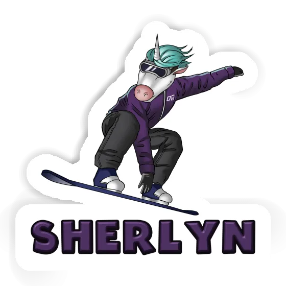 Sticker Sherlyn Snowboarder Gift package Image