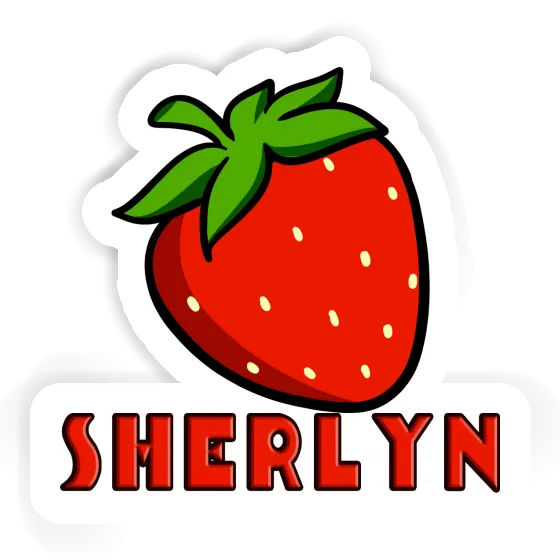 Sherlyn Sticker Strawberry Laptop Image