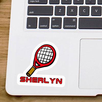 Sherlyn Sticker Tennis Racket Image