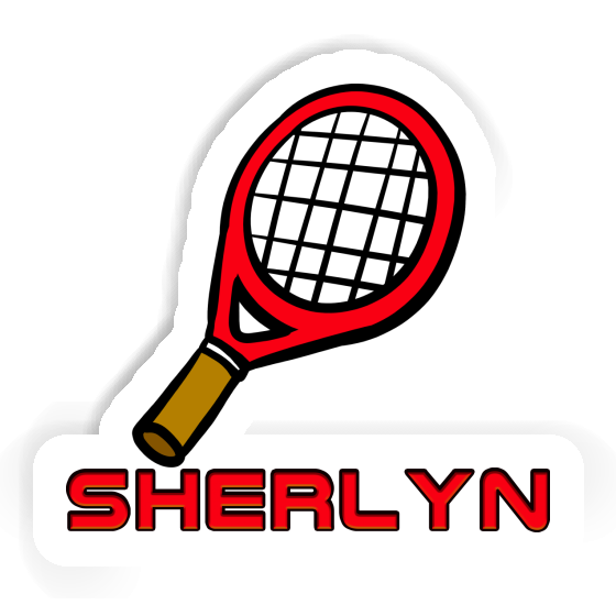 Sherlyn Sticker Tennis Racket Image