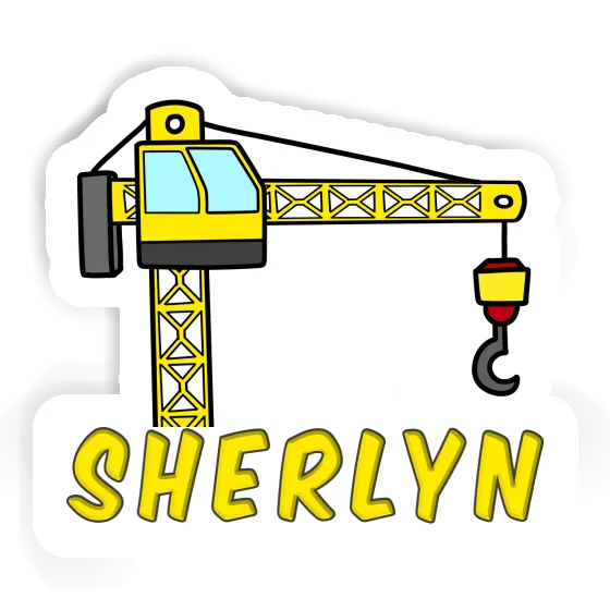 Tower Crane Sticker Sherlyn Laptop Image