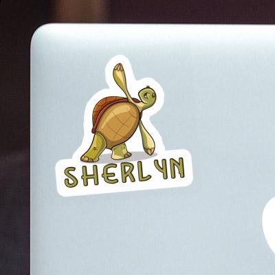 Yoga Turtle Sticker Sherlyn Image