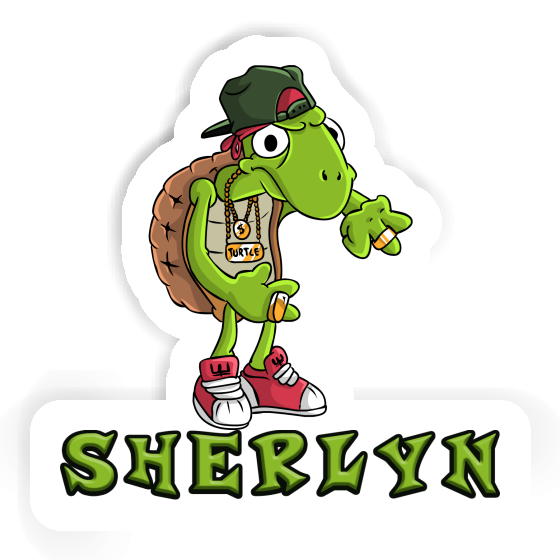 Sticker Hip Hop Turtle Sherlyn Notebook Image