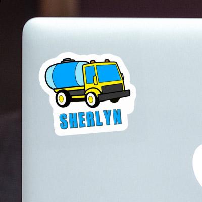 Sticker Sherlyn Water Truck Notebook Image