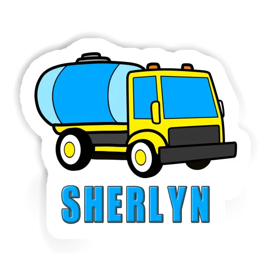 Sticker Sherlyn Water Truck Laptop Image