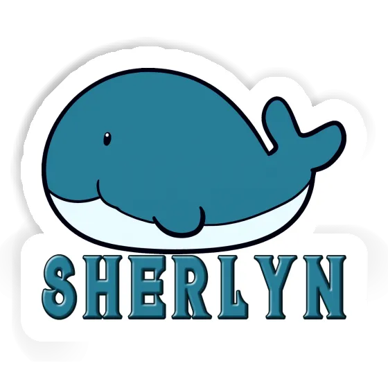 Whale Fish Sticker Sherlyn Notebook Image