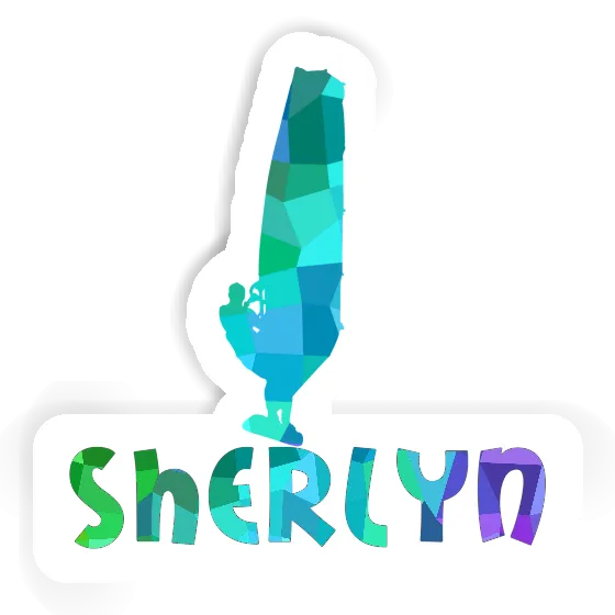 Sticker Windsurfer Sherlyn Laptop Image