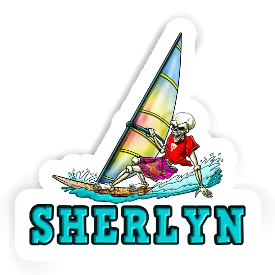 Sherlyn Sticker Windsurfer Laptop Image