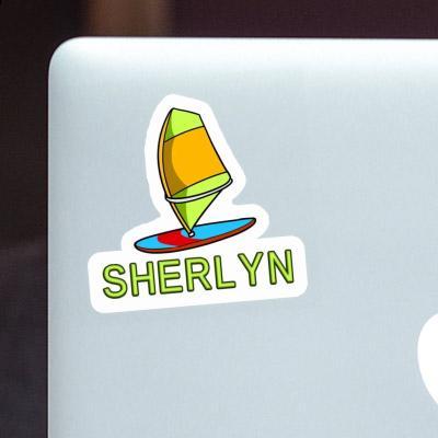 Sticker Sherlyn Windsurfsegel Notebook Image