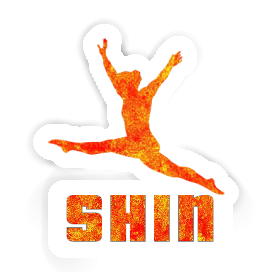 Sticker Shin Gymnast Image