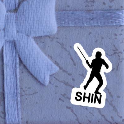 Fencer Sticker Shin Notebook Fencer Sticker Shin Gift package Image